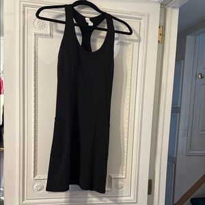 90 Degree By Reflex Black Sleeveless active dress with built in shorts